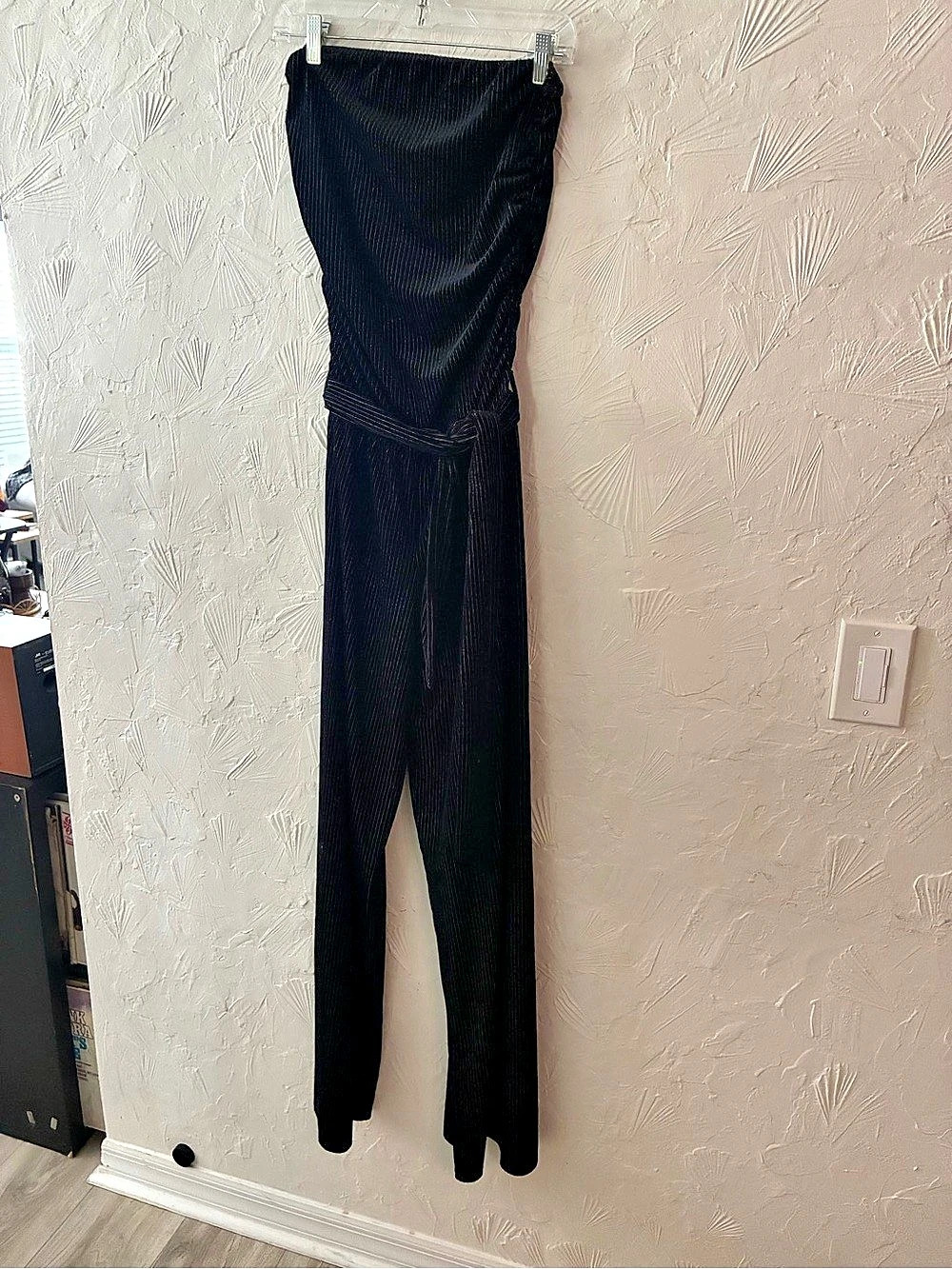 Black Wide Leg Jumpsuit Like New